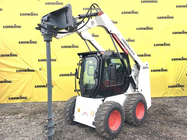 Lonking brand CDM312/308/307 for sale | skid steer loader with attachments
